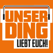 Radio UnserDing Schwarz логотип